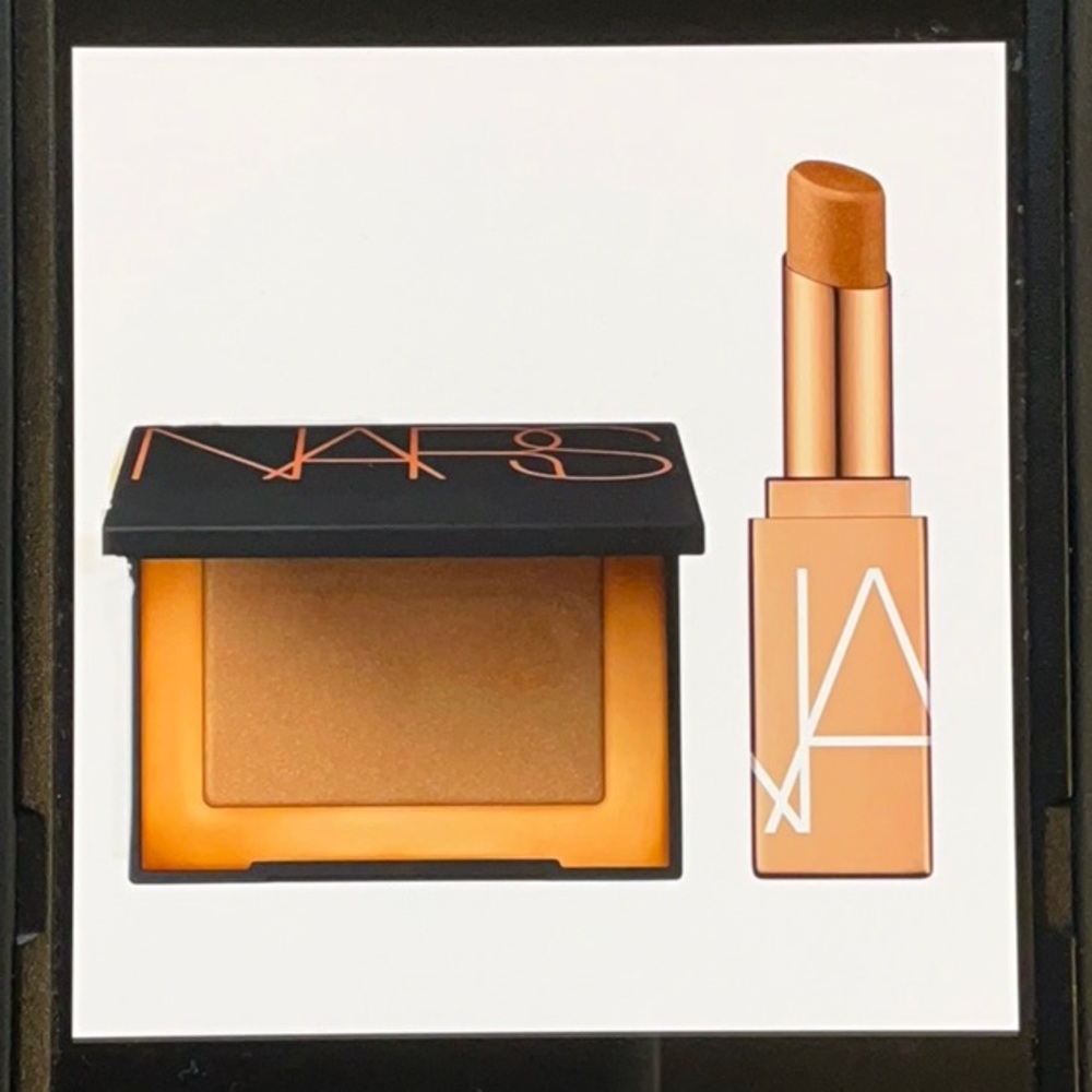 NARS Laguna Bronzer & Afterglow Lip Balm Set Mini Makeup Duo Travel Touch Up NIB